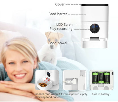 Aura Automatic Pet Feeder WIFI Feeding Machine For Cats And Dogs