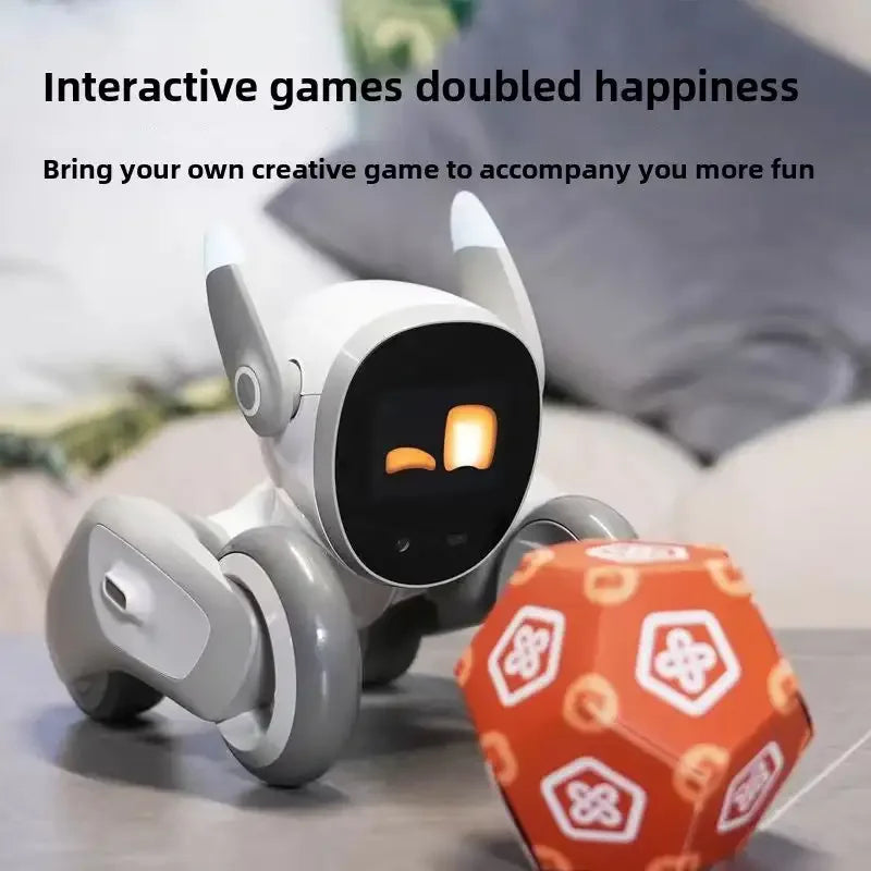 Aura Smart Pet Robot | AI Interactive,Gesture Control,Voice Commands,Home Monitoring,Multilingual Support,Children's Companion