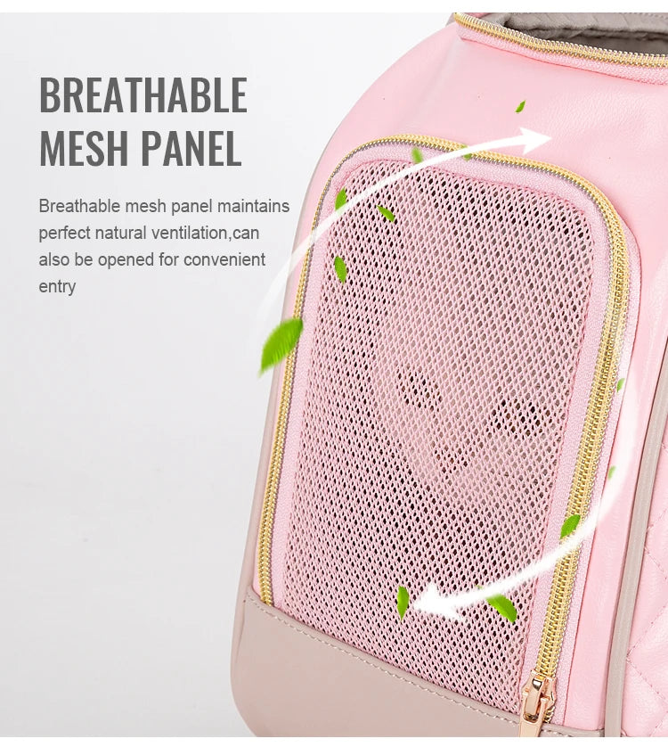 Aura  Fashion Pet Carrier Handbag Out of Portable Bag Space Cabin Hug Cat Dog Artifacts Out Bag Backpack Pet Box Cage TLX6971
