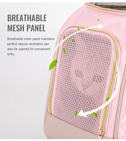 Aura  Fashion Pet Carrier Handbag Out of Portable Bag Space Cabin Hug Cat Dog Artifacts Out Bag Backpack Pet Box Cage TLX6971