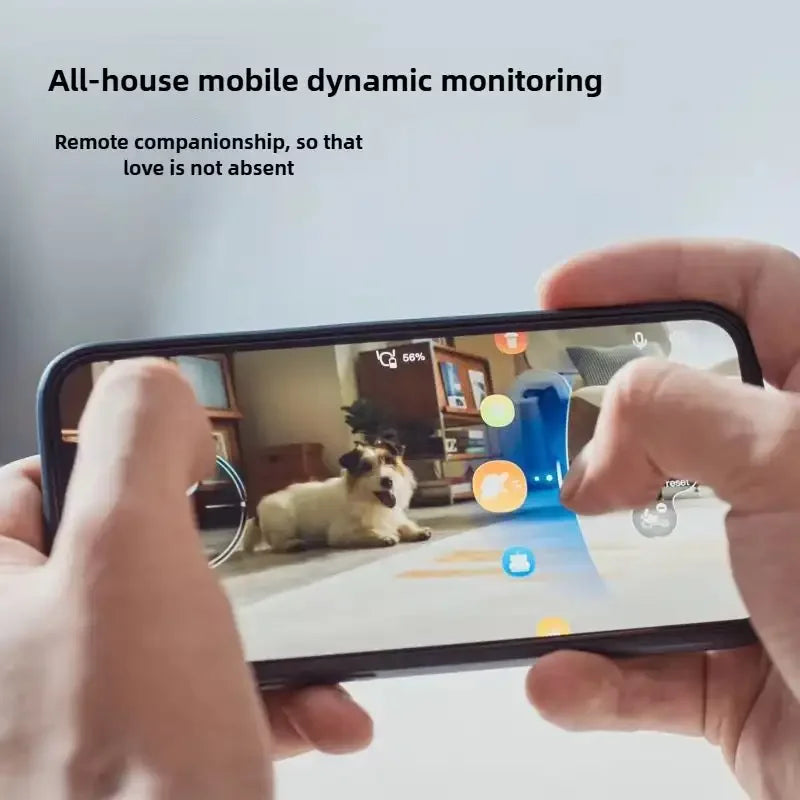 Aura Smart Pet Robot | AI Interactive,Gesture Control,Voice Commands,Home Monitoring,Multilingual Support,Children's Companion