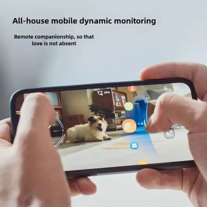 Aura Smart Pet Robot | AI Interactive,Gesture Control,Voice Commands,Home Monitoring,Multilingual Support,Children's Companion