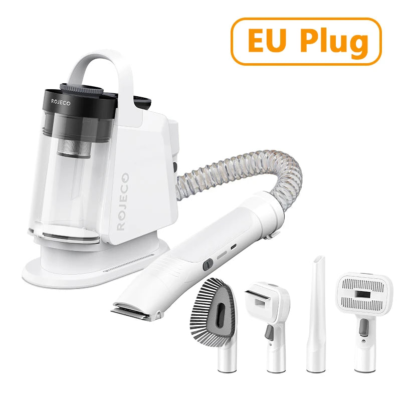 Aura Pet Multifunction Grooming Vacuum Kit 5-IN-1 Portable Household Vacuum Cleaner For Pet Cat Dog Hair Vacuum Groomer Kit
