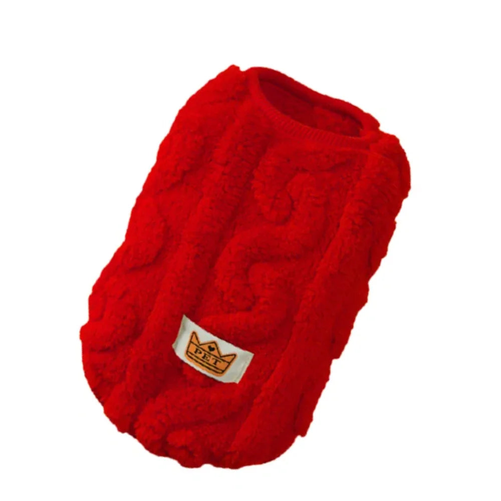 Soft Fleece Dog Clothes For Small Dogs Cats Sweater Autumn Winter Warm Puppy Vest Apparel French Bulldog Yorkshire Pet Costume