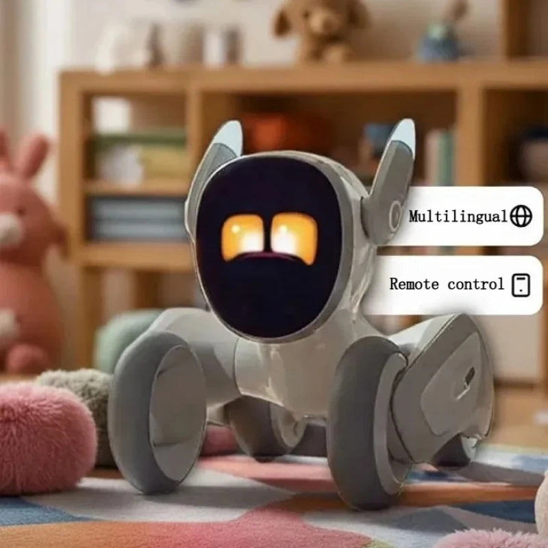Aura Smart Pet Robot | AI Interactive,Gesture Control,Voice Commands,Home Monitoring,Multilingual Support,Children's Companion