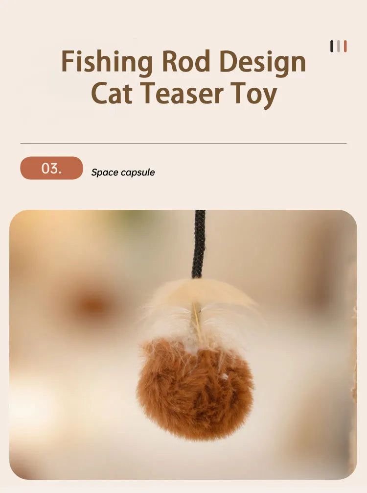 Agave Non-Shedding Cat Tree Vertical Scratching Post with Toy Self-Amusement Cat Toy Scratching Board for Small Cats