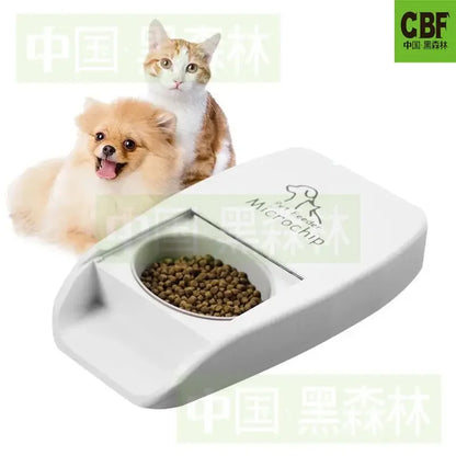 Aura Chip induction feeder, fully automatic and timed pet feeding basin, intelligent anti snatching and anti mosquito measures