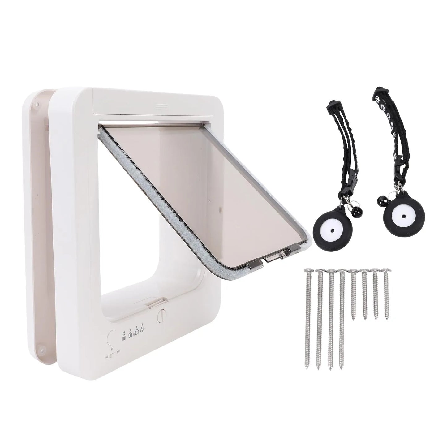 Aura Collar Cat Door Smart Cat Door Automatic Sensing with Collar Activated Easy Installation Pet Door for Home Smart Cat Door