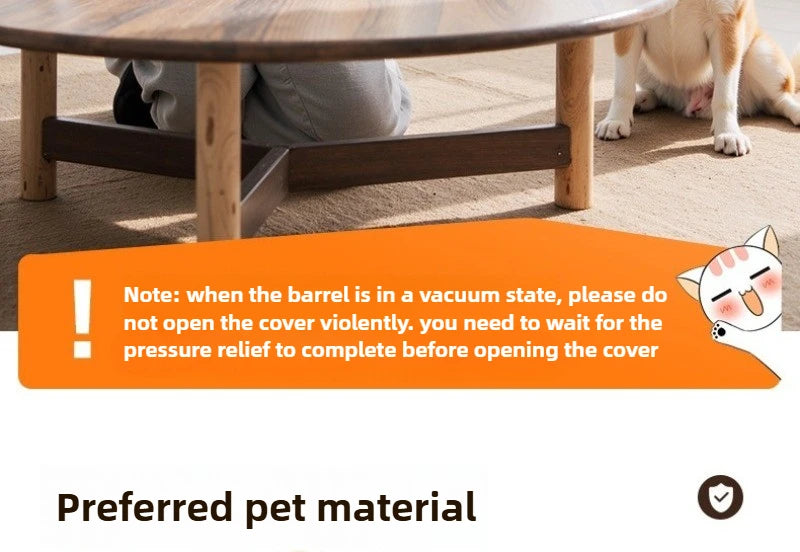 Aura Intelligent Pet Food Container Vacuum 10L Easy Clean Cat Food Storage Moisture-proof and Insect-proof Pet Products Supplies