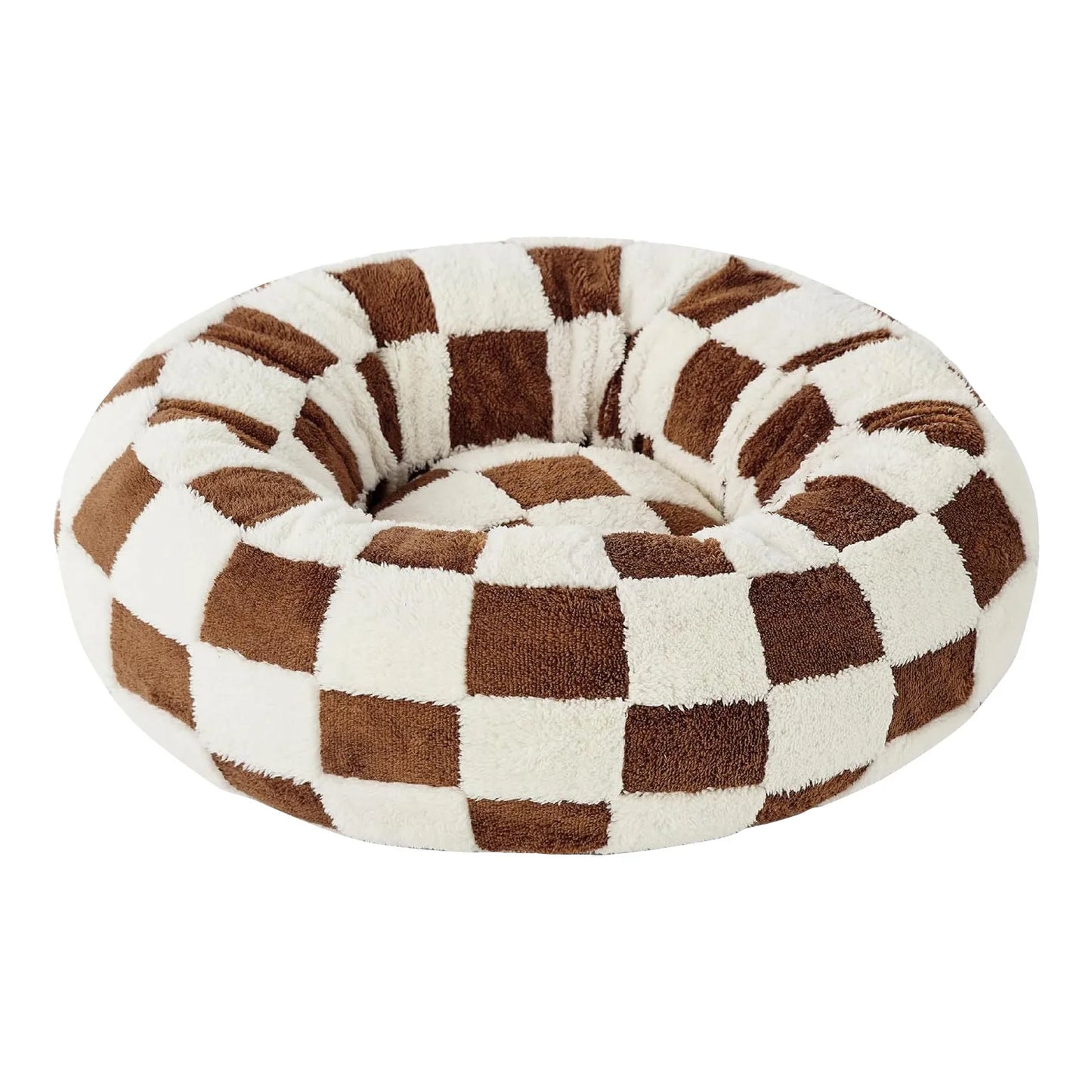 Sky Clouds Small Dog Kennel Cute Dog Bed For Pet Washable Puppy Beds Cozy Rectangle Orthopedic Pet Sofa Shaggy Plush Slip Bottom