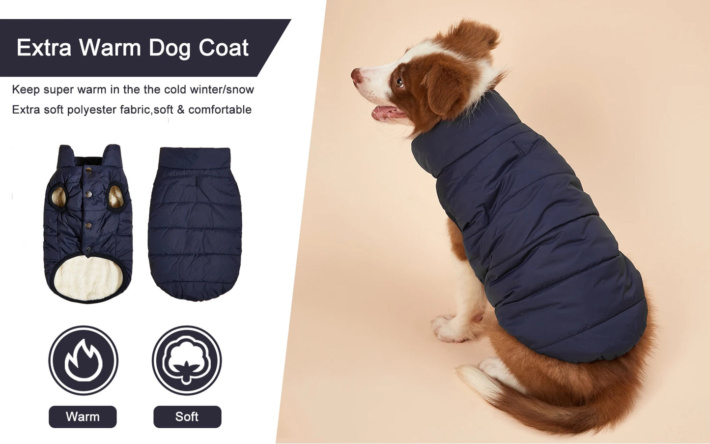 Winter Dog Coat Clothes