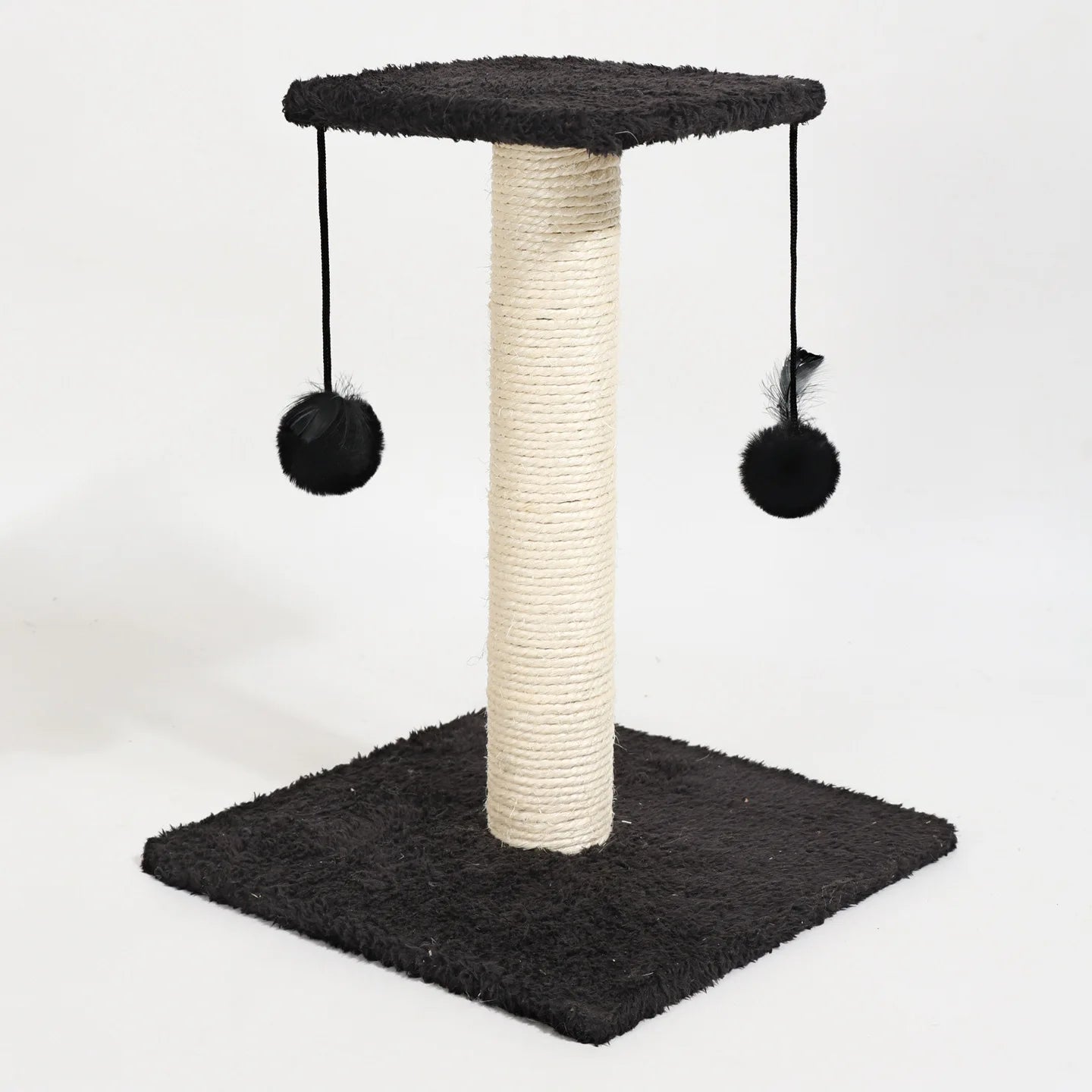 Agave Non-Shedding Cat Tree Vertical Scratching Post with Toy Self-Amusement Cat Toy Scratching Board for Small Cats