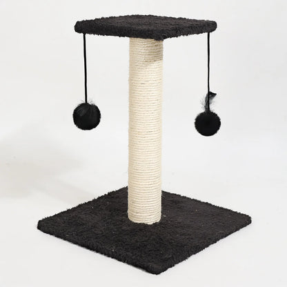 Agave Non-Shedding Cat Tree Vertical Scratching Post with Toy Self-Amusement Cat Toy Scratching Board for Small Cats