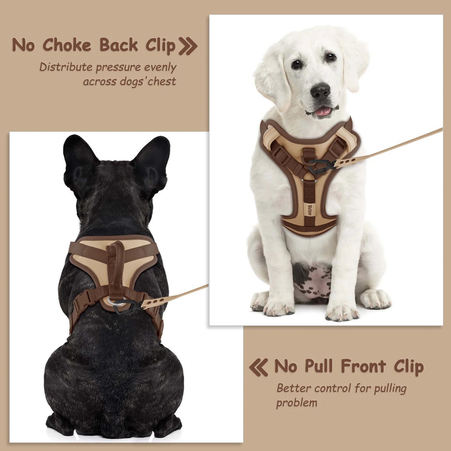 No Pull Dog Harness Adjustable