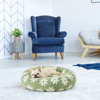 Sky Clouds Small Dog Kennel Cute Dog Bed For Pet Washable Puppy Beds Cozy Rectangle Orthopedic Pet Sofa Shaggy Plush Slip Bottom