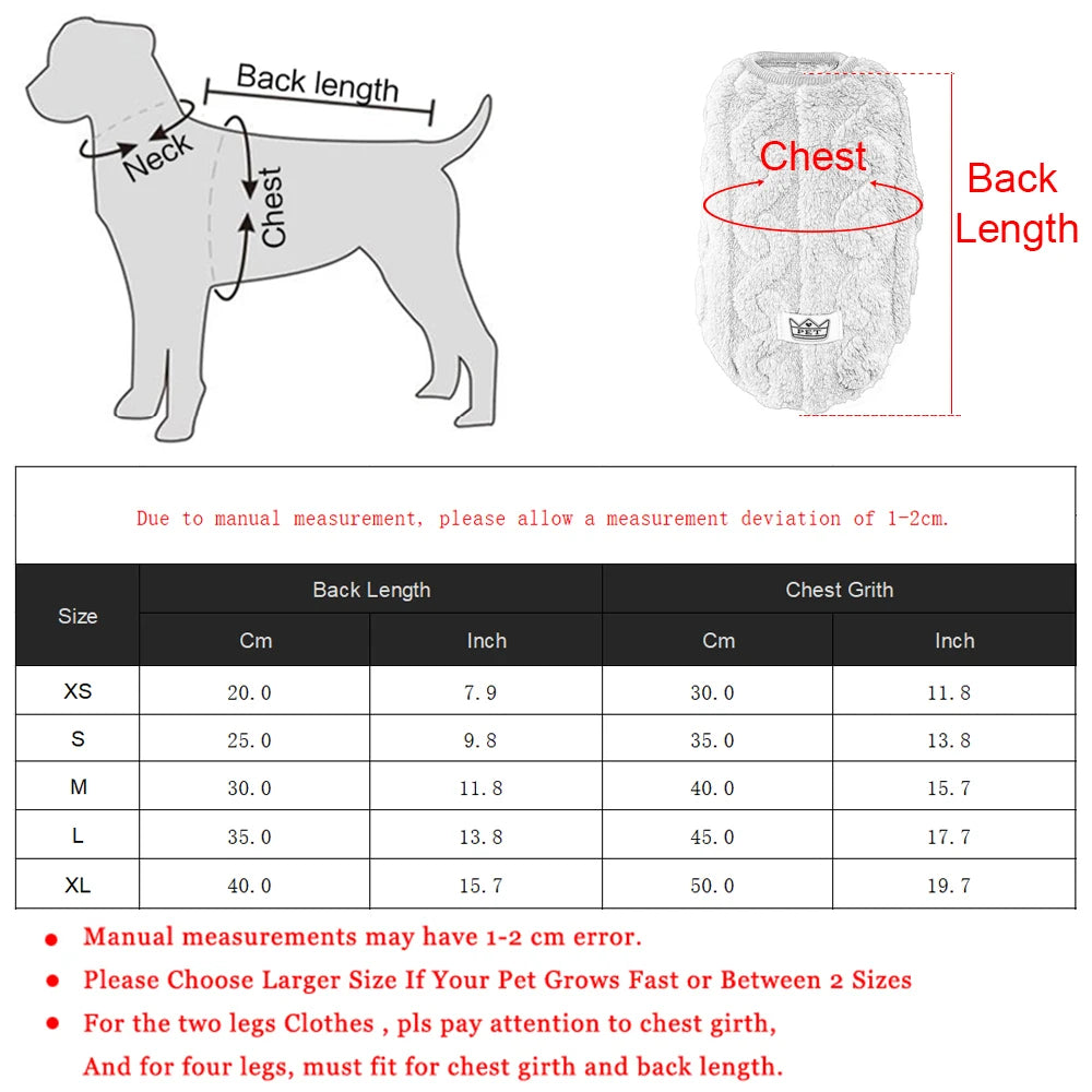Soft Fleece Dog Sweater