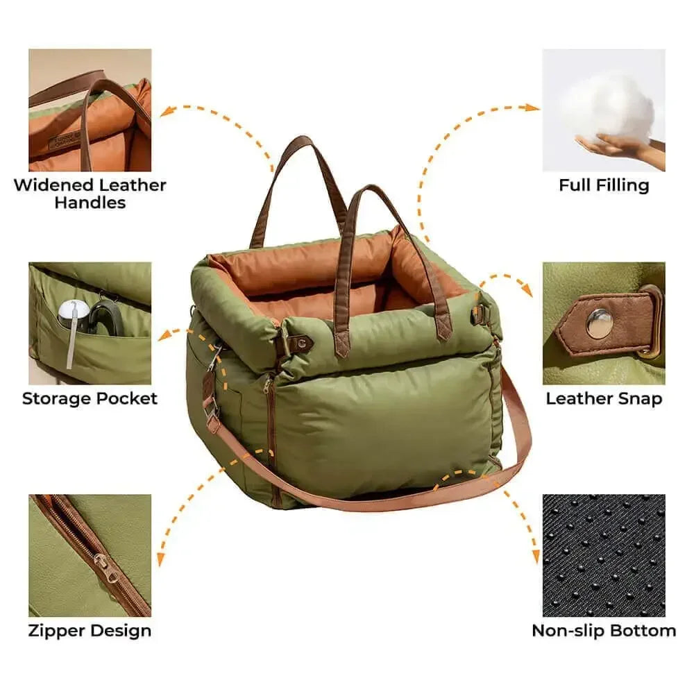 Luxury Pet Car Seat Booster