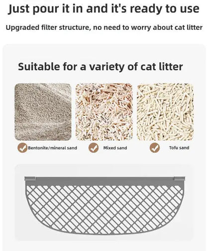 Aura 78L Self Cleaning Cat Litter Box Fully Enclosed Automatic Cat Sand Box App Control Extra Large Space Smart Pet Toilet Tray