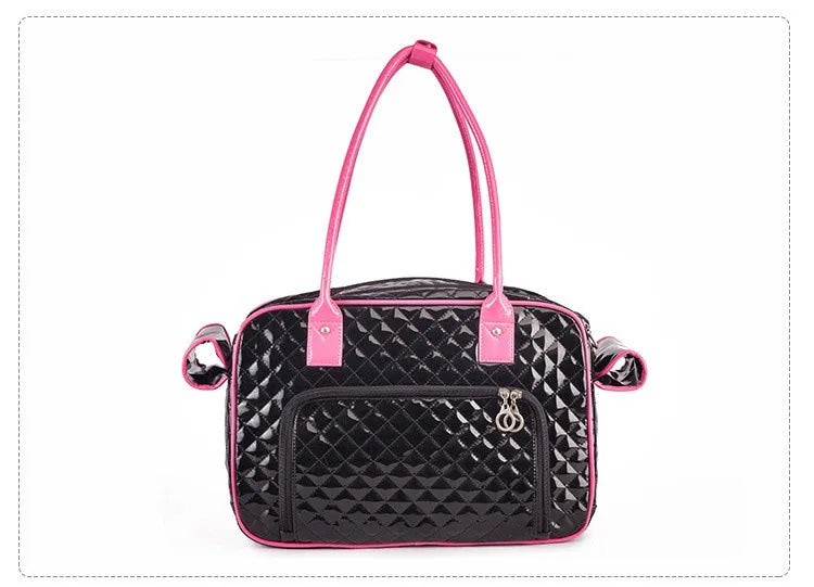 Aura Pet Carrier Bag Luxury Pu Leather Cat Dog Carrier Bag Pet Handbag Outdoor Travel Pet Shoulder Bag