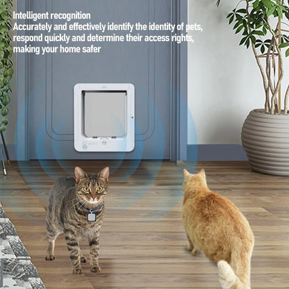 Aura Collar Cat Door Smart Cat Door Automatic Sensing with Collar Activated Easy Installation Pet Door for Home Smart Cat Door