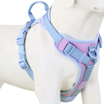 New Chocolate color luxury Dog Harness no pull for large Small dogs Adjustable Chest Strap dog harness personalized