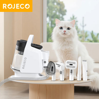 Aura Pet Multifunction Grooming Vacuum Kit 5-IN-1 Portable Household Vacuum Cleaner For Pet Cat Dog Hair Vacuum Groomer Kit