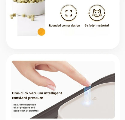 Vacuum Pet Food Storage Container