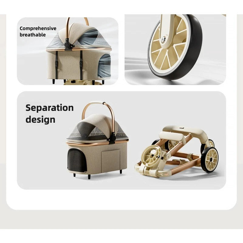 3 in 1 Pet Stroller Carrier