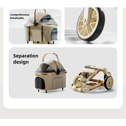 3 in 1 Pet Stroller Carrier