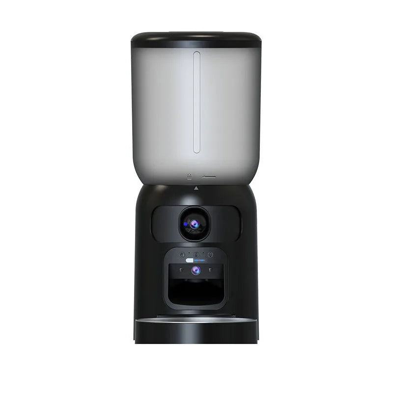 Aura Smart Automatic Cat Feeder with Camera, 1080P Video Visual Pet Food Dispenser, Timed Auto Pet Feeder for Cats and Dogs