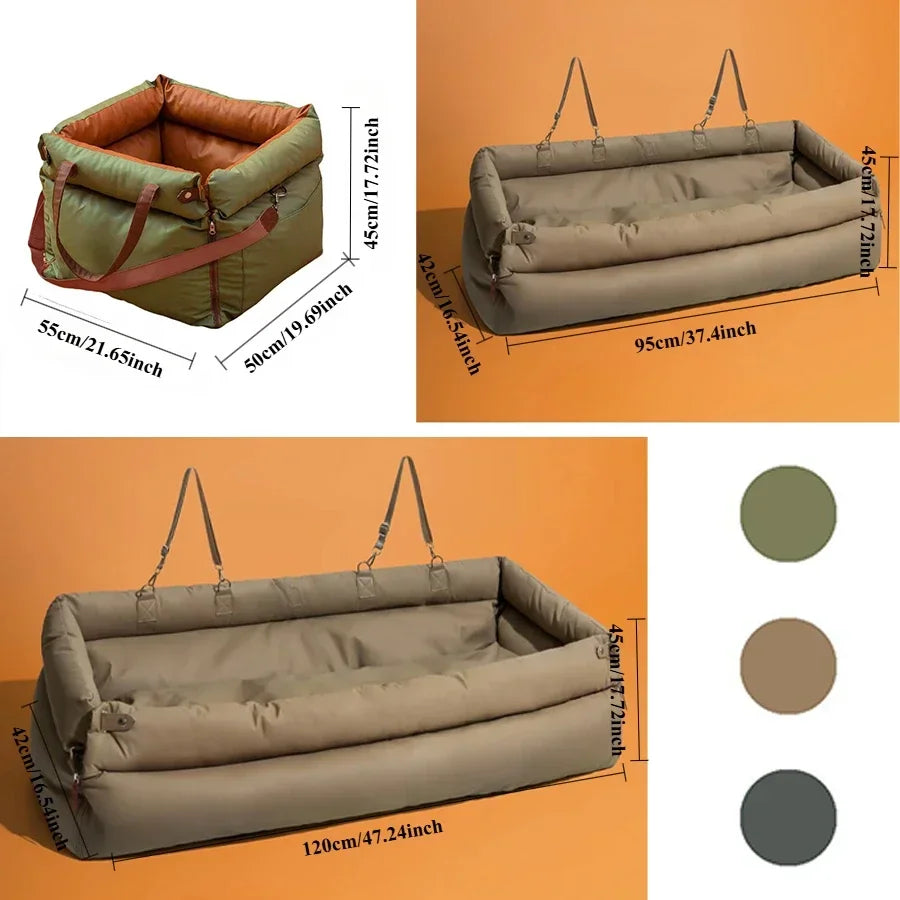 Luxury Pet Car Seat Booster