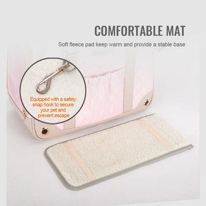 Aura  Fashion Pet Carrier Handbag Out of Portable Bag Space Cabin Hug Cat Dog Artifacts Out Bag Backpack Pet Box Cage TLX6971