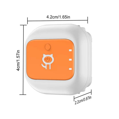Aura Mini Pet GPS Tracker Global 4G LTE Smart Anti Lost Device with SOS Alert and Geo Fence History Route for Cats Dogs iOS Android
