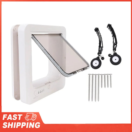 Aura Collar Cat Door Smart Cat Door Automatic Sensing with Collar Activated Easy Installation Pet Door for Home Smart Cat Door
