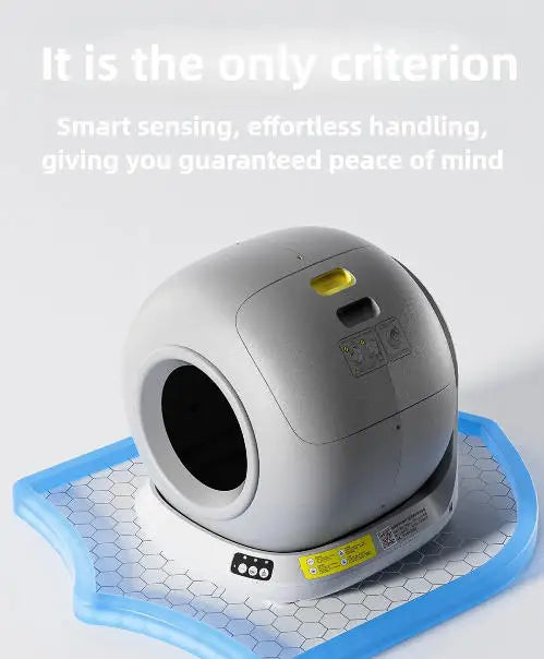 Aura 78L Self Cleaning Cat Litter Box Fully Enclosed Automatic Cat Sand Box App Control Extra Large Space Smart Pet Toilet Tray