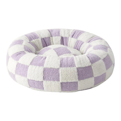 Sky Clouds Small Dog Kennel Cute Dog Bed For Pet Washable Puppy Beds Cozy Rectangle Orthopedic Pet Sofa Shaggy Plush Slip Bottom