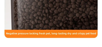 Aura Intelligent Pet Food Container Vacuum 10L Easy Clean Cat Food Storage Moisture-proof and Insect-proof Pet Products Supplies