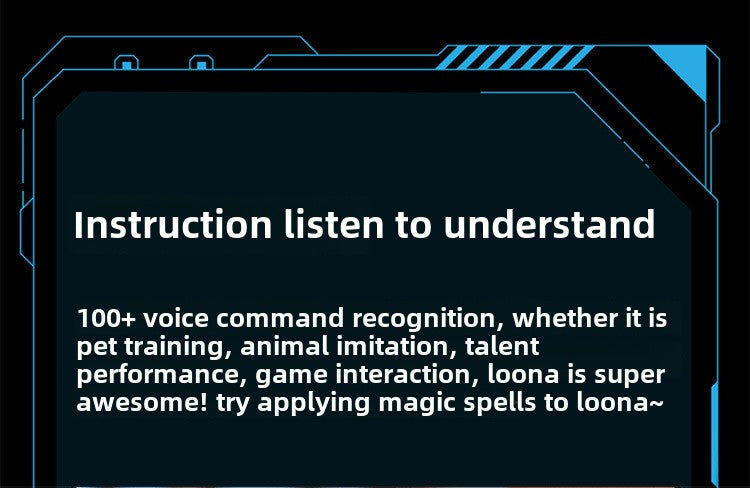 Aura Smart Pet Robot | AI Interactive,Gesture Control,Voice Commands,Home Monitoring,Multilingual Support,Children's Companion