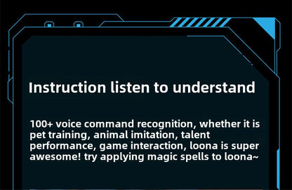 Aura Smart Pet Robot | AI Interactive,Gesture Control,Voice Commands,Home Monitoring,Multilingual Support,Children's Companion